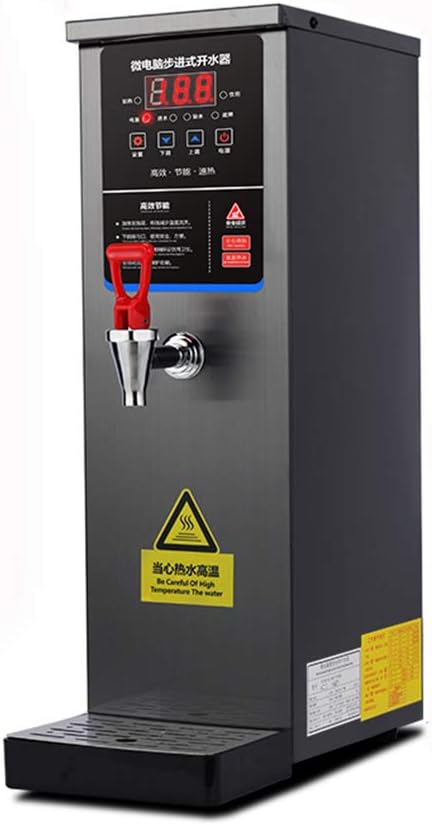 Fully Automatic Water Boiler, Step-by-Step Heating, Three-Layer Insulation to Prevent Water Leakage, Commercial Water Boiler (65L/H Black)