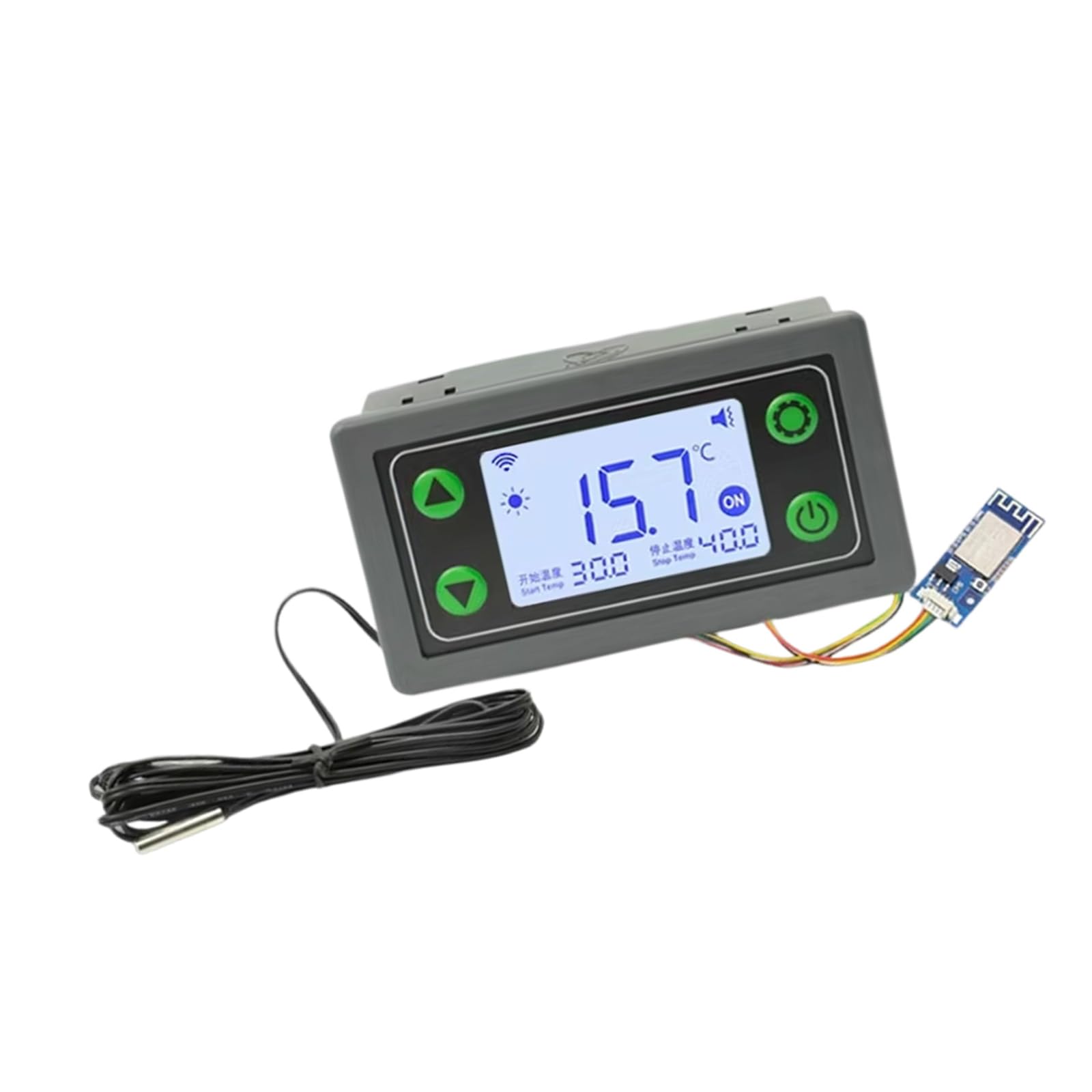 Industrial Temperature Regulator Controller with 30Amp Heavy Duty Relays and 6-30V Input Waterproof for Harsh Environment Application Controlled Regulator