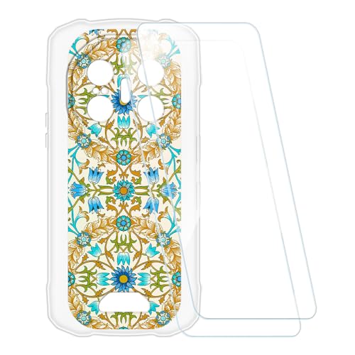 ESACMOT �v�����g�P�[�X + 2�������K���X�t�B���� Fossibot F113 5G �Ƃ̌݊�������, �Ռ��z���\�t�g�J�o�[ HD�N���A (���؋�)