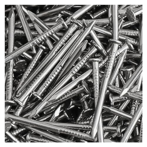 Clavos pequeños redondos de acero inoxidable 304 BUUV con longitud alargada 0.5 pulgadas, 20 piezas y set de clavos miniatura 6