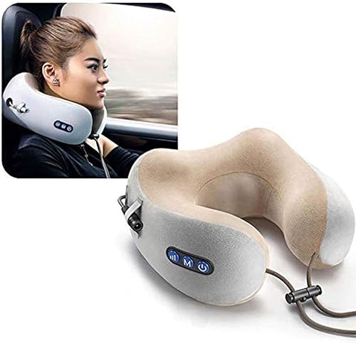 Almofada Massageadora Shiatsu Portátil com Infra Vermelho - Massagem Relaxante para Pescoço, Ombros