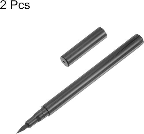 Miniatura 9 de HARFINGTON 2 marcadores de tela tinta permanente rotuladores textiles punta fina para bricolaje ropa zapatos gris oscuro