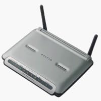 Belkin F5D7231-4P Wireless G Router with USB Print Server