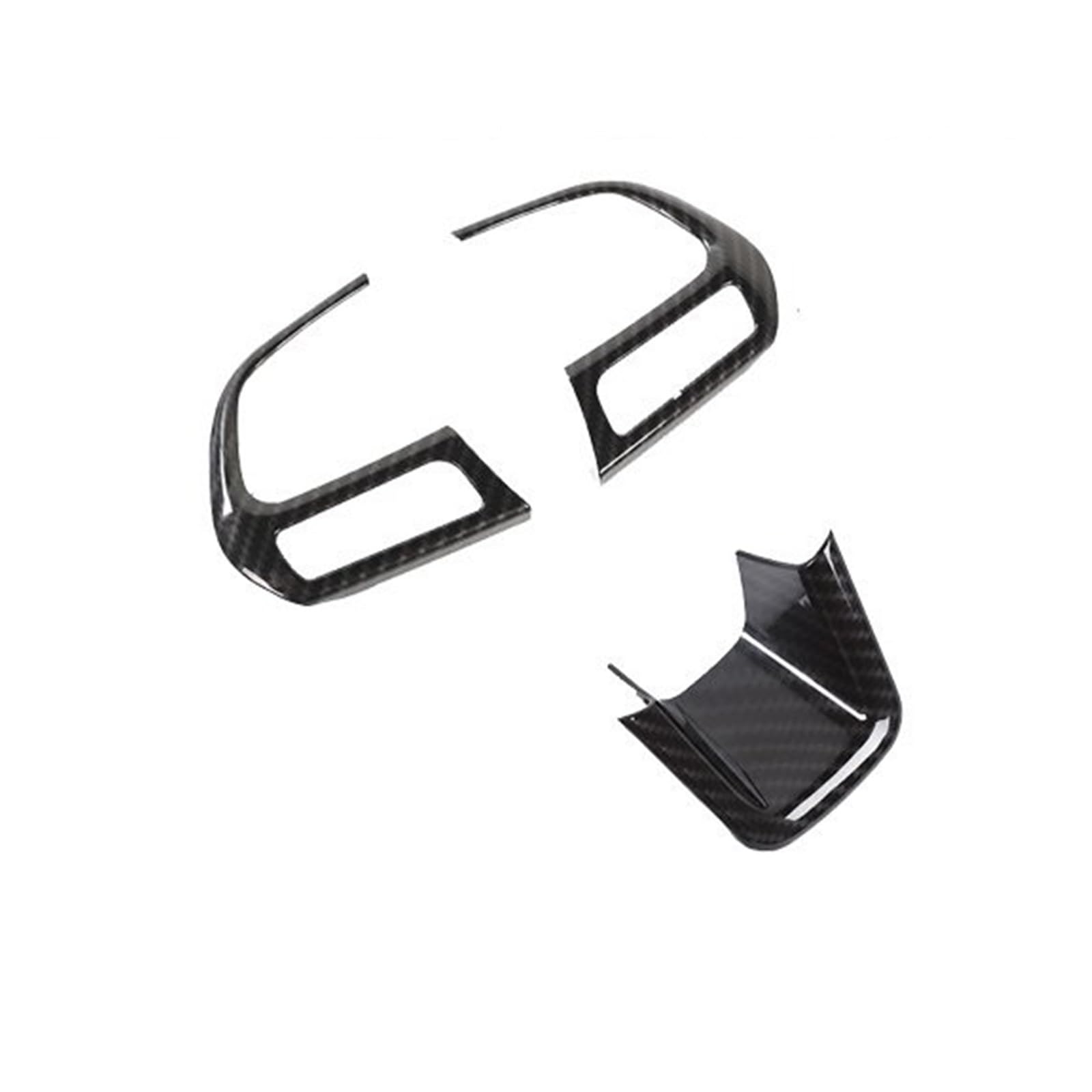 for Jeep for Renegade 2016 Up Interior Steering Wheel Decoration Gear Protective Central Control ABS Cover Stickers Car Interior Mouldings(Steering Wheel)