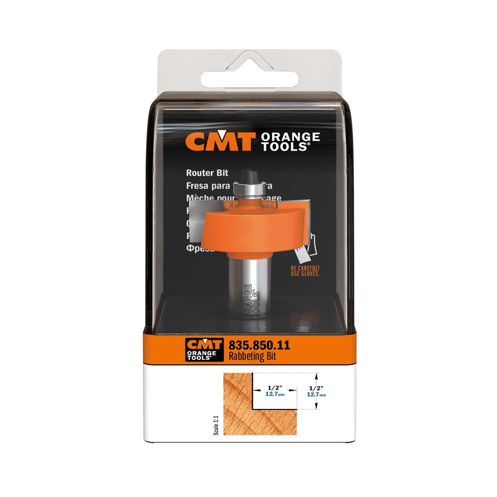 CMT 935.317.11 Fresa a Gradino con Cuscinetto in Hw, Grigio/Arancio