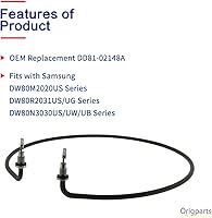 Vista 2 de Calentador del elemento de calefacción de las piezas de recambio del lavavajillas DD81-02148A para Samsung DW80N3030US