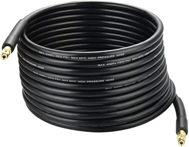 15M Replacement Pressure Washer Hose for Kärcher K Series Pressure Washers K2 K3 K4 K5 K6 K7, Click Type Plug Quick Connector
