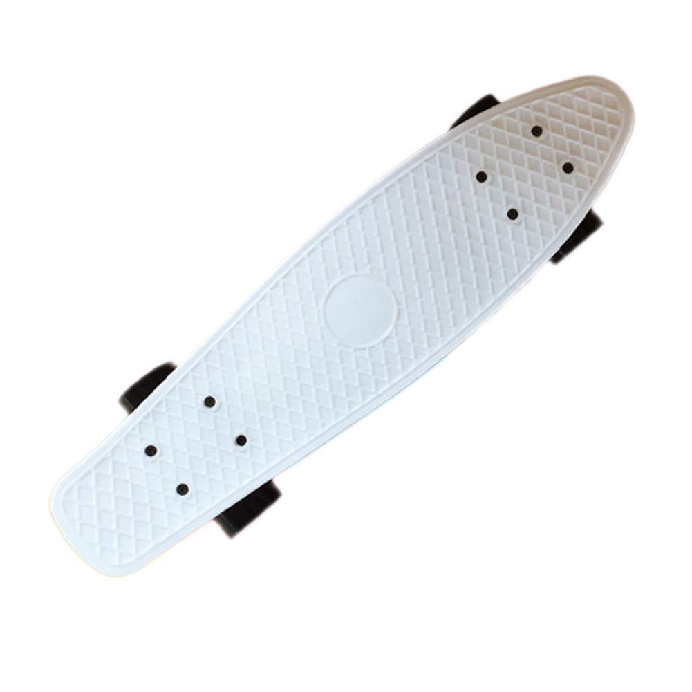 Kinder- Skateboard Mini Cruiser Skateboard Cruiser Brett Kunststoff-Skateboard 22" für Kinder Jungendliche und Erwachsene