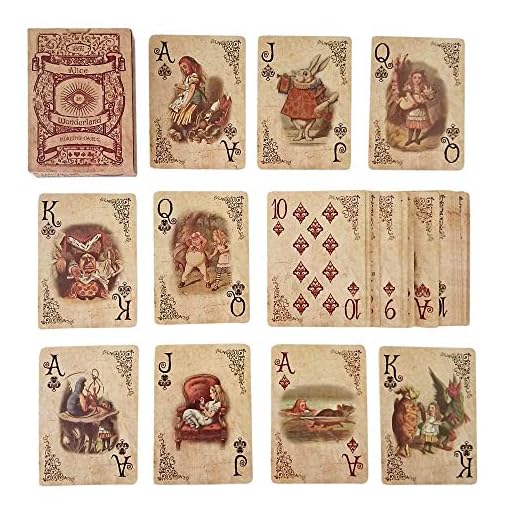 Alice in Wonderland playing cards
