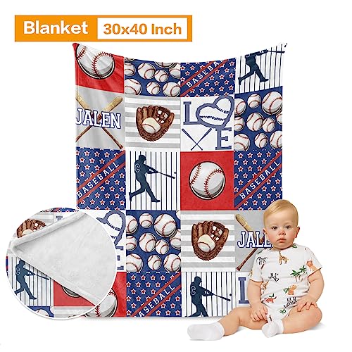 Custom Baby Crib Bedding Set - Personalized Name 3 Piece Nursery Crib Set Ball & Rainbow Designs - Comfortable Baby Blanket, Crib Fitted Sheet, Changing Pad Cover for Newborns Boys Girls Ball03