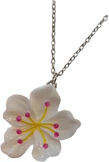 [jklymm] ペンダント ネックレス 304 ステンレス鋼の花のジュエリー, あ | パーティー、ギフト