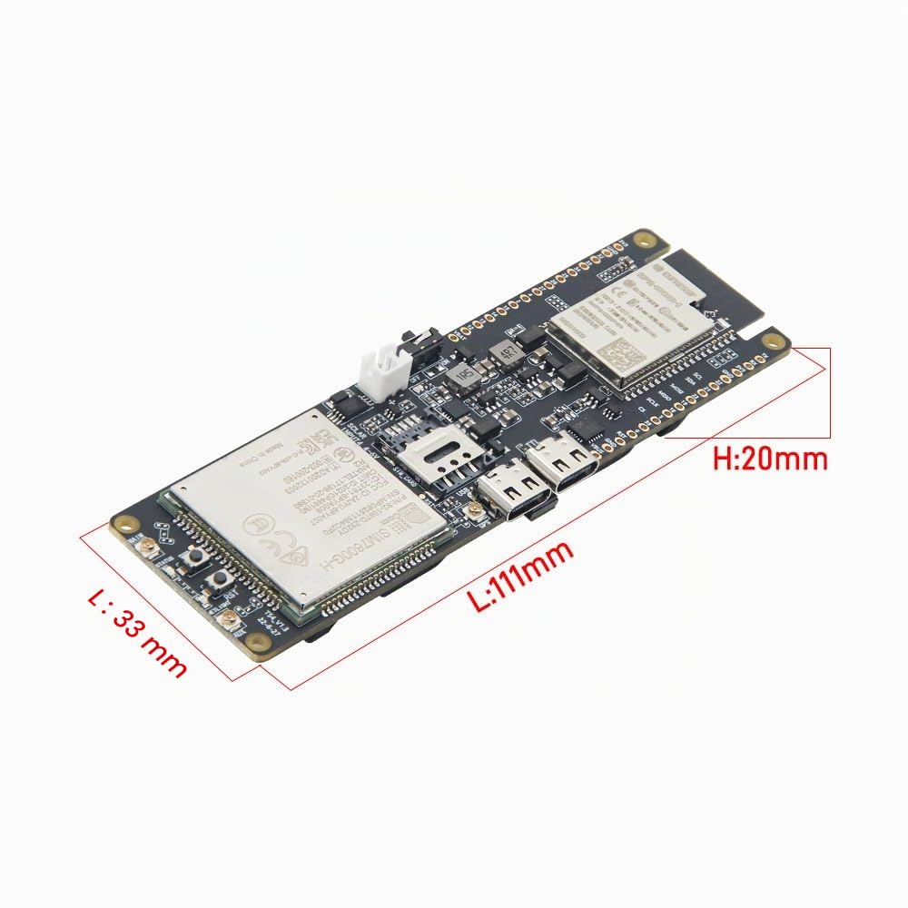 LILYGO T-SIM7600G-H 16MB ESP32-WROVER 18560 Support de batterie solaire Charge ESP32 TTGO Carte de développement