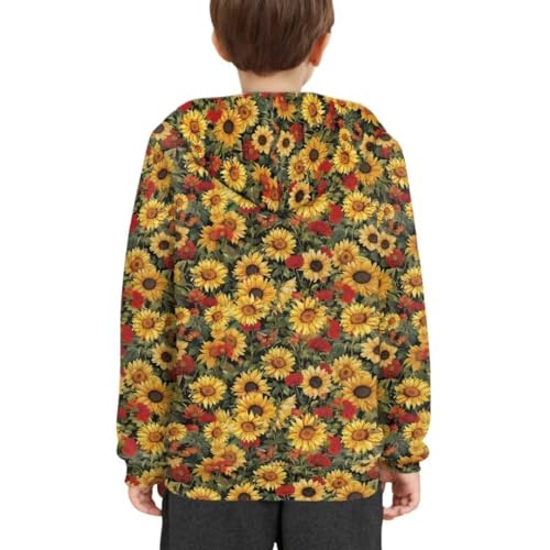 Pinupub Kids Pullover Sweatshirt For Boys Girls Fashion Cute Long Sleeve Casual Drawstring Hoodies3