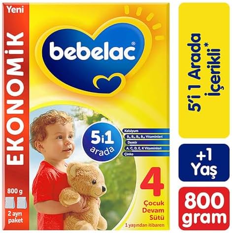 BEBELAC 4 Çocuk Devam Sütü, 800gr, 1 yaş+ — Amazon ürün görseli