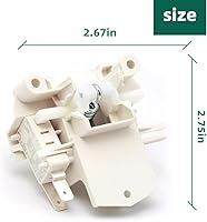 Vista 2 de 【 Actualizado 】DD81-02132A / DD81-01629A Pestillo de Bloqueo del Interruptor de Puerta de Lavavajillas Compatible con Modelos de Lavavajillas