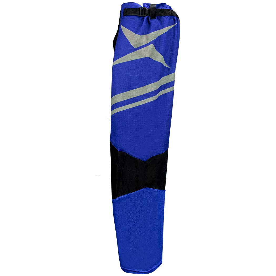 TronX Venom Inline Hockey Pants (Blue/Silver - JR L/XL)