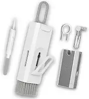 Escova Kit de Limpeza 8 em 1 para Teclado, Fone de Ouvido, Tela de Computador e Celular, Kit Multifuncional Limpador e Removedor de teclas - Qualidade Premium LNSTORE