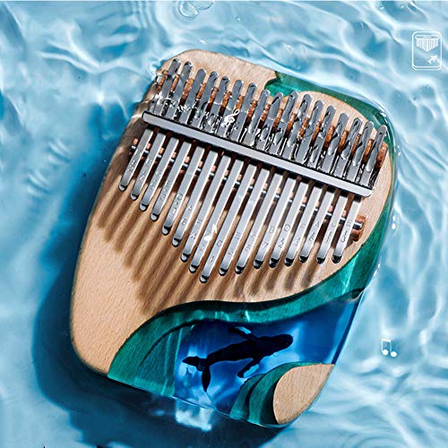 Kalimba Piano à pouce 17 touches en hêtre massif et résine époxy Kalimba portable avec marteau d’accordage, cadeau pour… - Les Beatles, Paul McCartney, John Lennon, RIngo Starr, George Harrison Kalimba Piano à pouce 17 touches en hêtre massif et résine époxy Kalimba portable avec marteau d'accordage, cadeau pour…