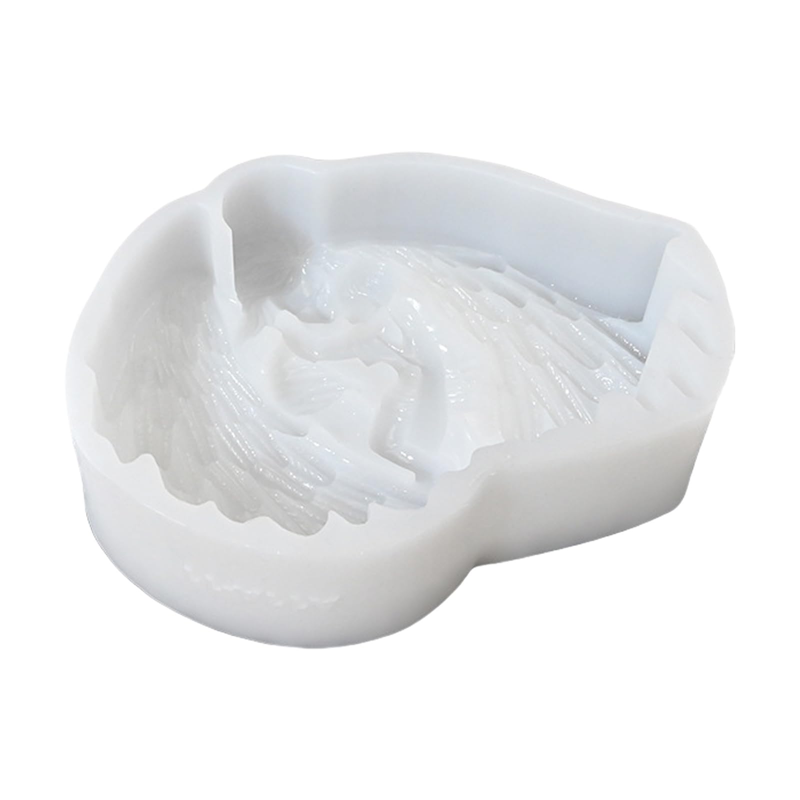 Tfaoys A11a11 Silicone Molds Wing Heart Silicone Molds For Epoxy Resin Soap Chocolate Fondant Baking Making