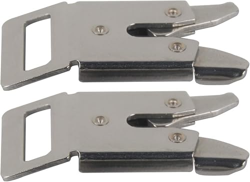 Miniatura 1 de eTone 1 par de clips de correa de cuello de transporte para Rolleiflex 2.8F 3.5E 2.8E 3.5F 3.5T 3.5C 2.8FX F4, plateado