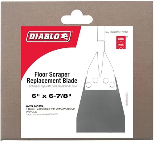 Miniatura 13 de Diablo Cincel plano SDS-Max de 1 pulgada x 12 pulgadas (paquete de 3)
