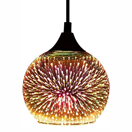 Lampe suspendue en verre 3D pour corriger le manque de luminosité et de style en cuisine