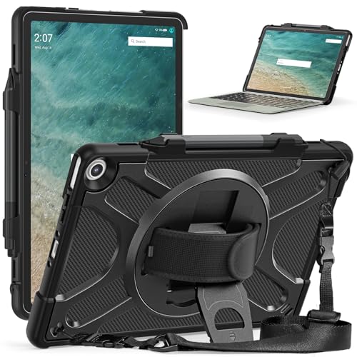 Étui tablette Fire Max 11 avec poignée et bandoulière pour travailler et voyager partout