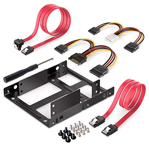 Soporte para SSD Dual JMT para disco 2.5" a 3.5" miniatura 1