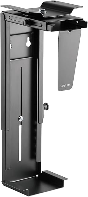 Logilink EO0005 Uchwyt na Komputer Stacjonarny, Czarny, 300-533 mm