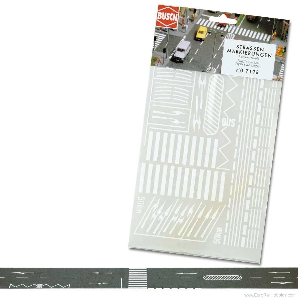 Busch 7197 N ASSORTED STREET MARKINGS