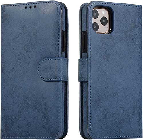 Coque iPhone 13 Mini amovible avec fentes cartes rabat magnétique