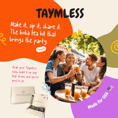 Taymless Premium Instant Boba Pearl Tea Kit thumb #1