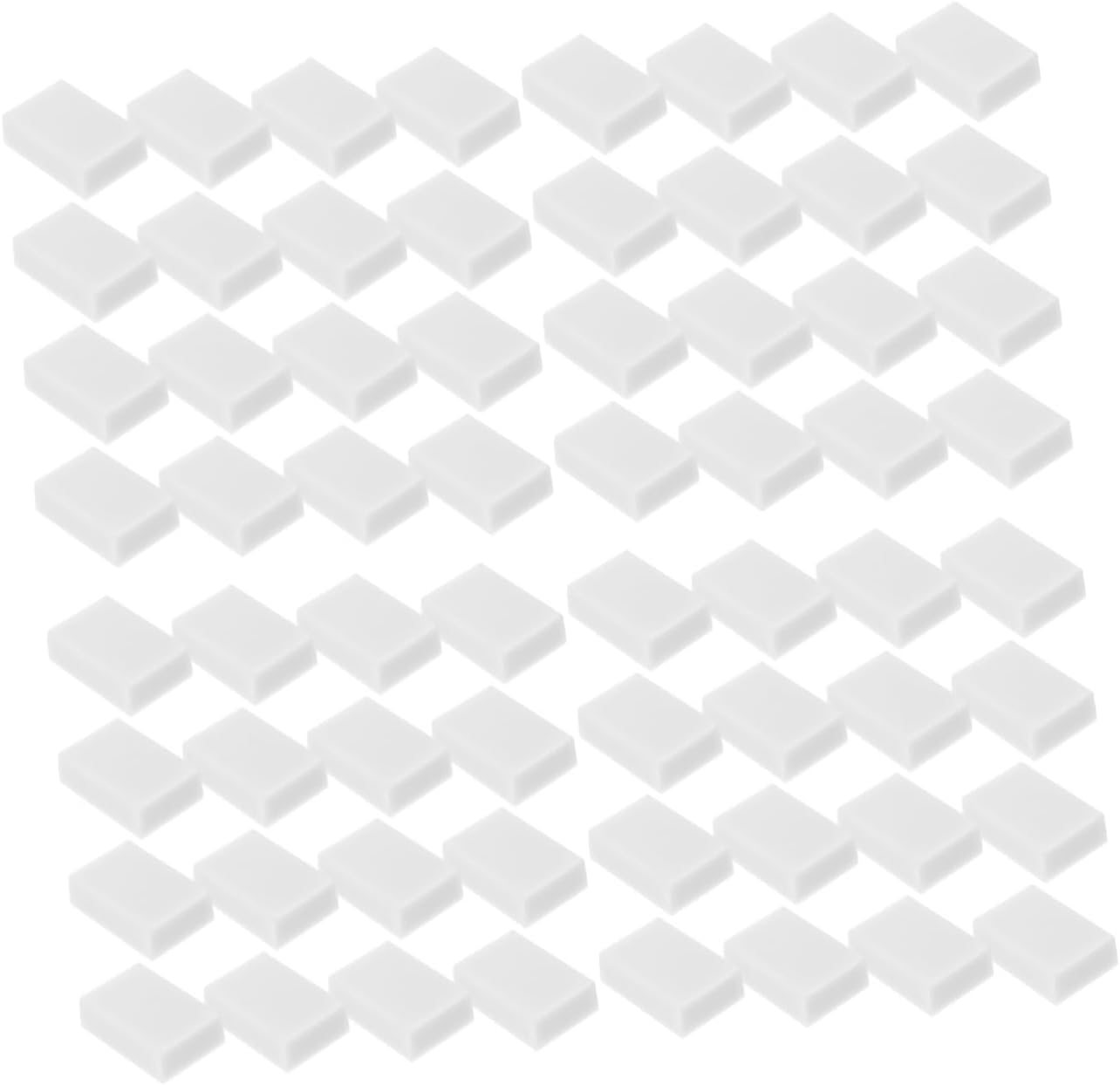 ARTIBETTER 120pcs Drawing Art Erasers PVC White Sketching Erasers for Pencil and Multi-Function School Stationery for Home Office and Classroom Use