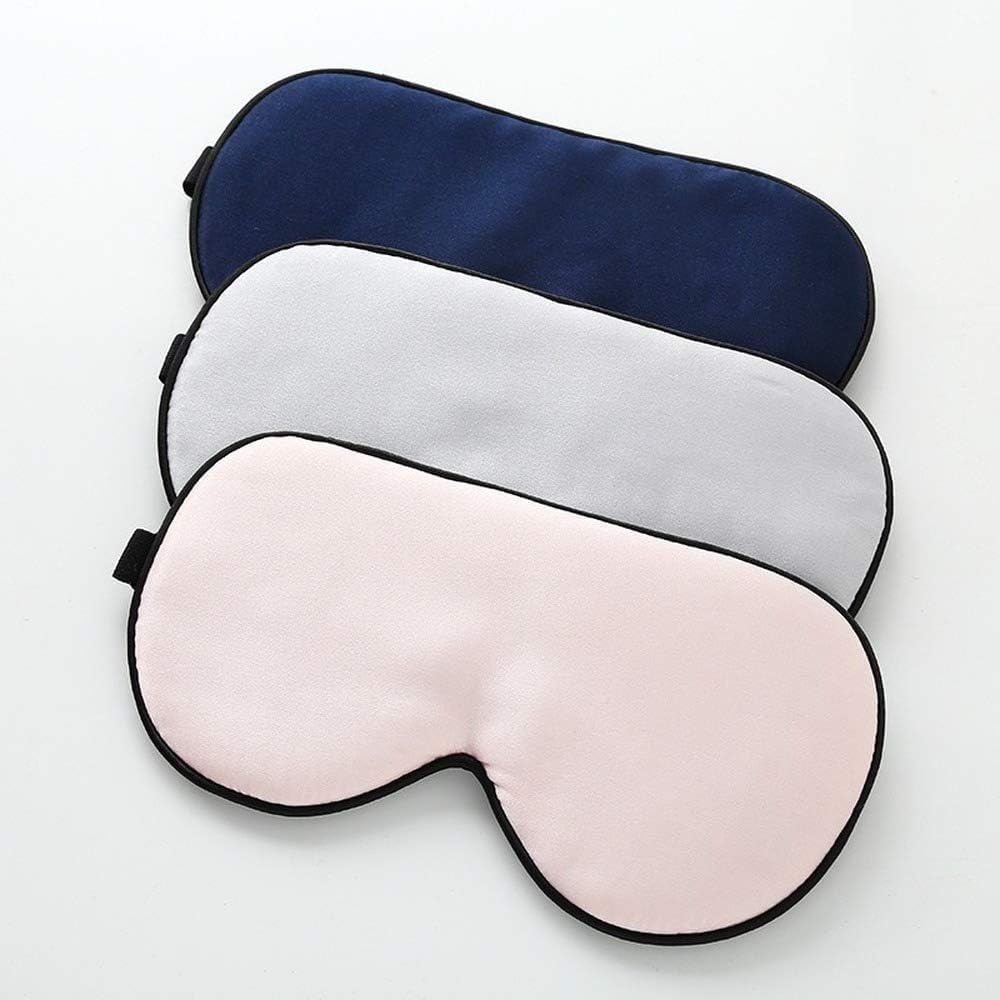 Augenmaske for Schlafen, Schlafhilfe, Augenbinde, ultra-komfortabel, weich, blockiert das Licht mit verstellbarem Riemen for Schlafen, Entspannen und Reisen an Bord von Zug oder Flugzeug (Pink) (Farbe