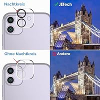 JETech Sichtschutz Schutzfolie für iPhone 11, 2+2 Stück – Ansicht 4