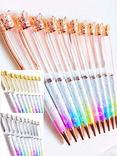 Amazon Coco Shaanti ハーバリウム ボールペン キット クリスタルtiara 10本セット ピンクゴールド 油性ボールペン 文房具 オフィス用品