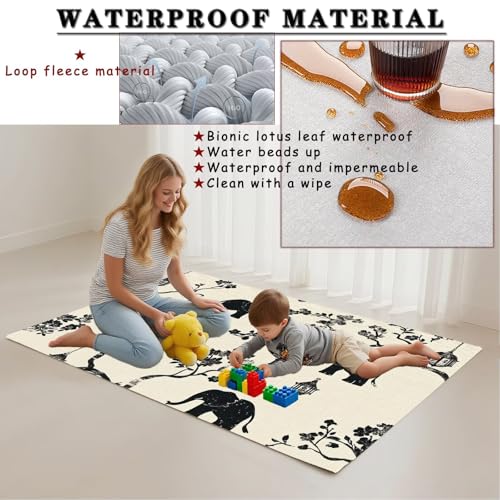 Tapis antidérapant et imperméable résistant pour éviter les taches en cuisine - 3
