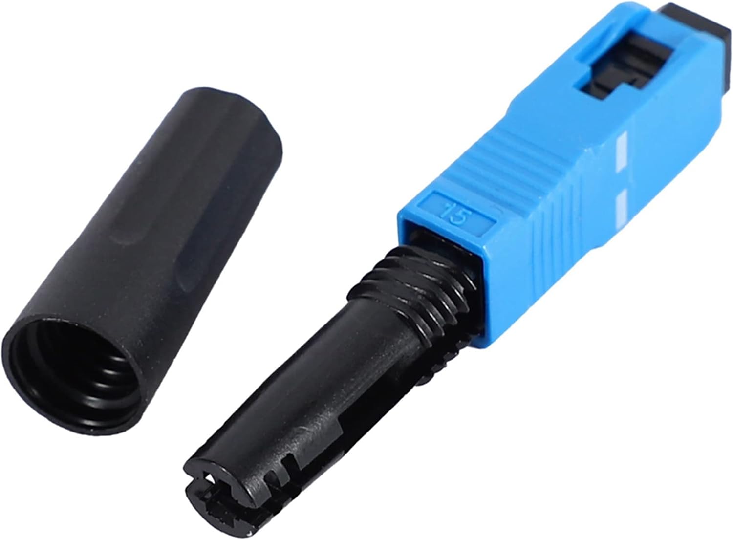 200 Pcs Embedded Sc UPC Fiber Optic Fast Connector Ftth Single-Mode Fiber Optic Sc Quick Connector Sc Adapter