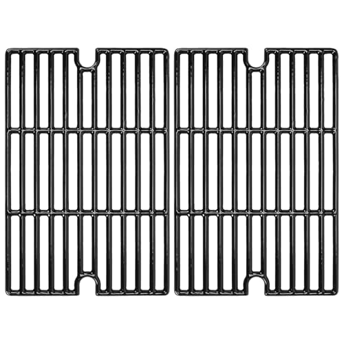 Hisencn 16.5" Cast Iron Cooking Grate Replacement for Smoke Hollow PS9900 7000CGS, Charbroil 463722315 463722313 463722416, Kenmore 141.152270 141.155400, Kingsford 24 inch Expert Grill 24 inch