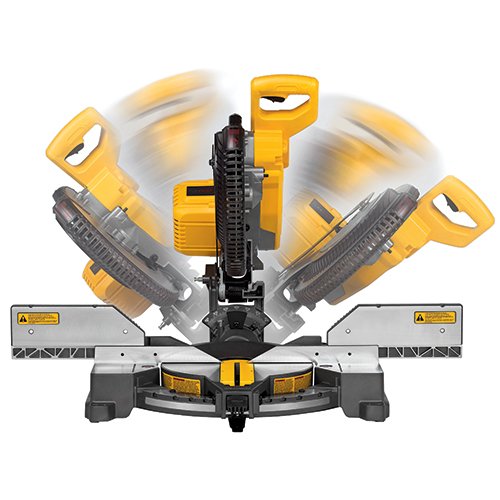 DEWALT FLEXVOLT 120V MAX Miter Saw Kit, 2-Inch, Compound, 2 Batteries (DHS716AT2)