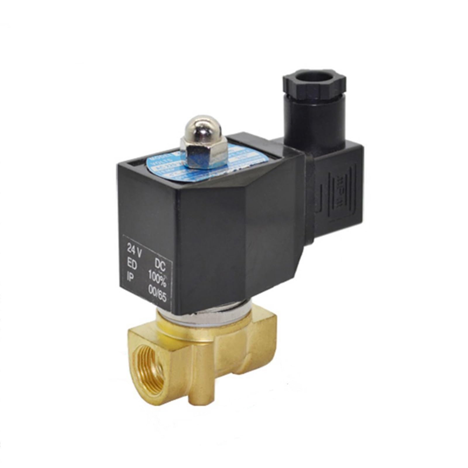 Ieumjnat Bsp-220Vac-Viton-Seal 3/8" Ip65 Waterproof Normally Closed Solenoid Valve 220V 110V 24V 12V Brass Electric For Outdoor(Bsp-220Vac-Viton-Seal)