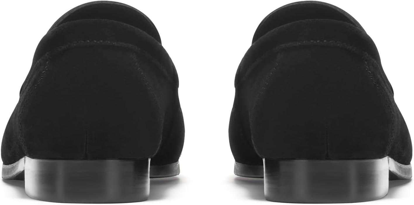 Journey West Ivy Style Suede Slip-on Penny Loafers Shoes for Women - Image 6