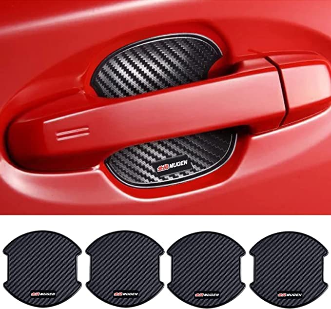 Amazon.co.jp: ドアハンドルプロテクター 無限 車用 カーボン ドアノブ