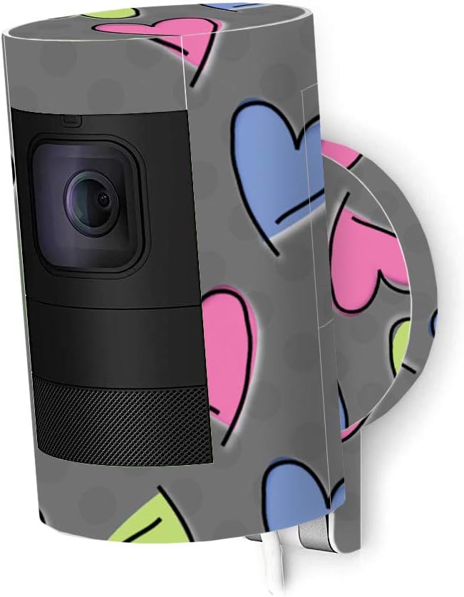 MightySkins Skin Compatible with Ring Stick Up Cam Wired - Girly | Protective, Durable, and Unique Vinyl Decal wrap Cover | Easy to Apply, Remove, and Change Styles | Made in The USA