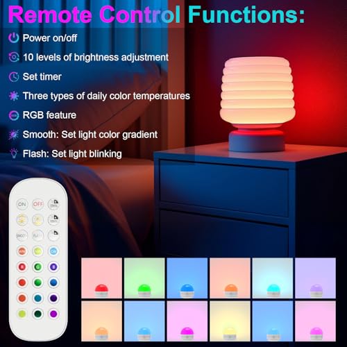 Ampoule RVB rechargeable pour installer une lumière sans électricien - 2