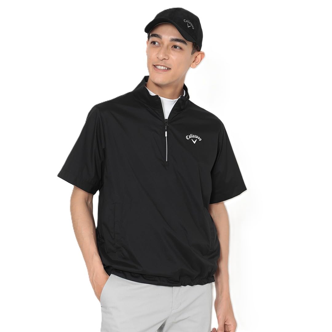 キャロウェイ ゴルフウェア M メッシュ裏地 ブルゾン 撥水 ダブルジップアップ キャロウェイ ゴルフウェア M メッシュ裏地 ブルゾン 撥水