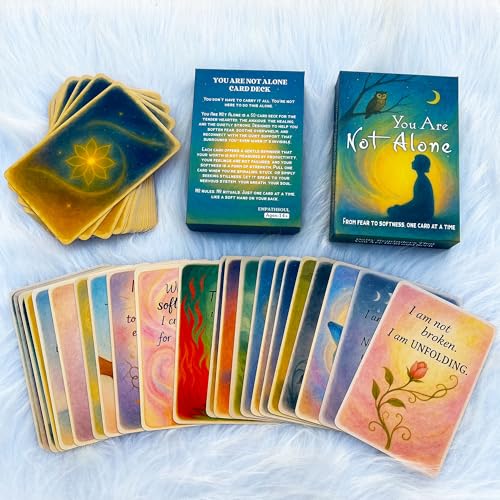 Healing Oracle Cards for Beginners, 50 Affirmations for Soothing Fear, Trusting The Unknown, Receiving Support and Becoming The Light, Self-Care Deck for Mindfulness, Meditation & Spiritual Growth - image 7