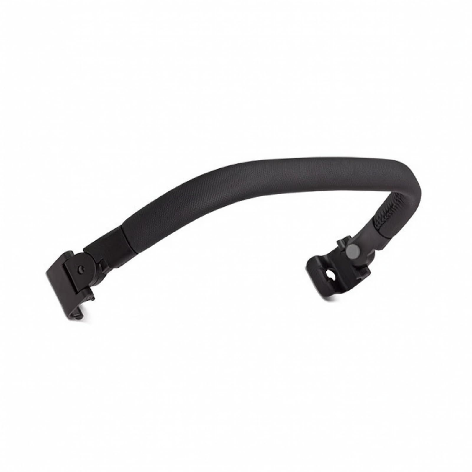 Rail Barra para Cochecito Pasamanos Protector Soporte con Recubrimiento Suave en PU Cuero y Fijación Sólida para Más Confort Adecuado para Paseos, Array, Negro