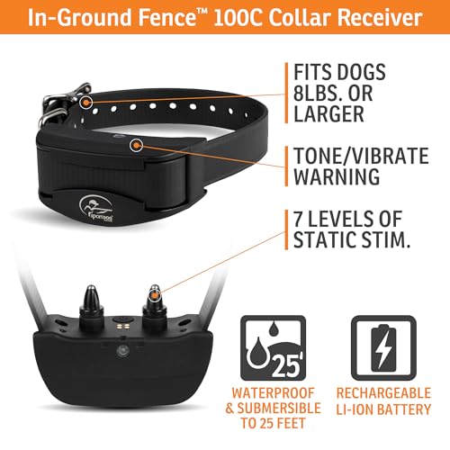 SportDOG Brand Rechargeable In-Ground Fence Add-A-Dog Collar - Waterproof with Tone, Vibration, and Static - SDF-CR, Black from Parent Company of Invisible Fence Brand by SportDOG - Used condition - Image 2
