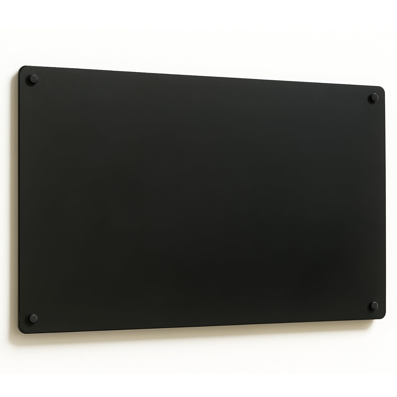 Tableau Magnétique 50x80 cm pour Notes et Aimants Montage Mural Couleur Noire pour Maison, Cuisine et Bureau Surface Métallique sans Cadre Décoration d'intérieur Rectangulaire